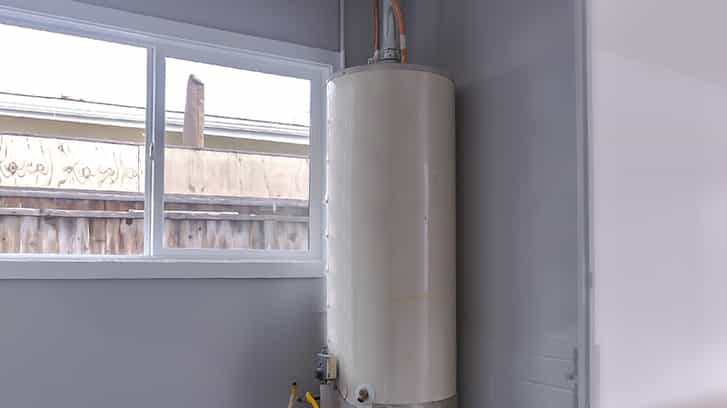 Nonworking Water Heater in winter home