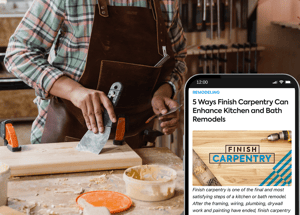 5 Ways Finish Carpentry Can Enhance Kitchen and Bath Remodels