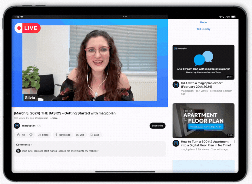 Live Webinar iPAD 2 (Website Pages)