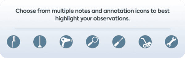 Notes and annotations icons