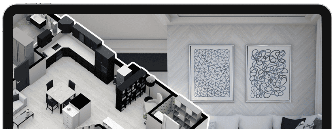 floorplanner ipad 3D floor plan of an apartment floorplanner ipad 3D floor plan of an apartment