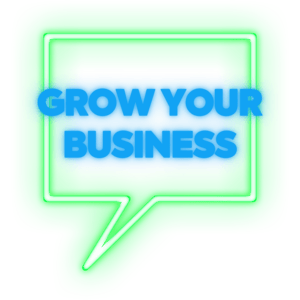 Grow your business neon sign